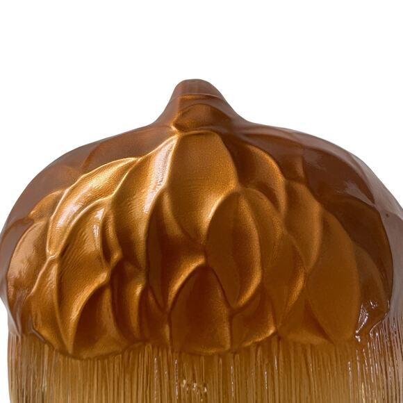 Turkish Amber Glass ACORN Dish Bowl Handmade Fall Autumn Decor by AKCAM New - Picture 16 of 16